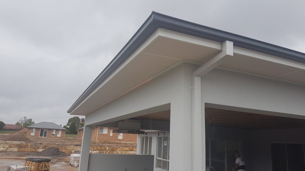 Guttering installed by Hydro Flo